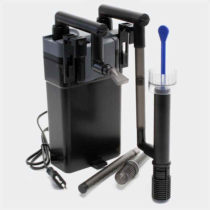 6W Muur Gemonteerde Aquarium Filter Aquarium Filter Terug Opknoping Waterval Landschap Verhoogt Houtskool Filter Hbl 801 802 803