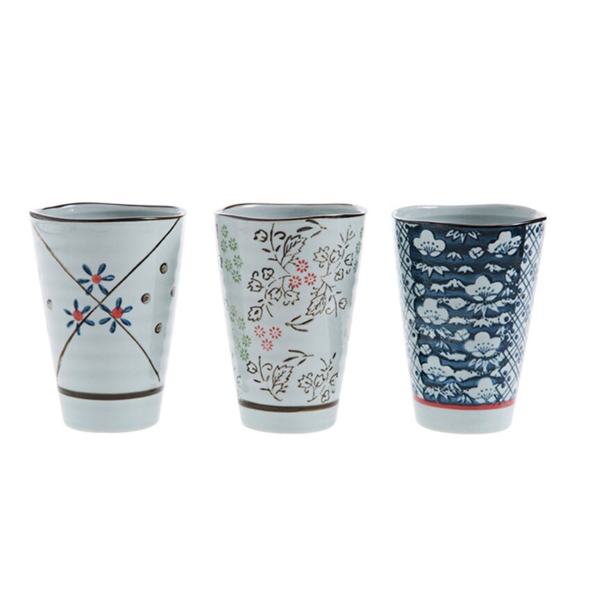 Porcelain Ceramic Drinkware ceramic water cup retro hand-painted cups Japanese style tea set small teacup cup tea