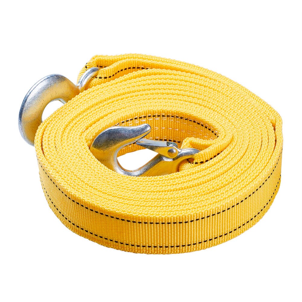 Auto Spanbanden Zware Tow Strap met Haken Auto Sleepkabel slepen Strap Touw Laden capaciteit 6 Ton 5M x 5cm