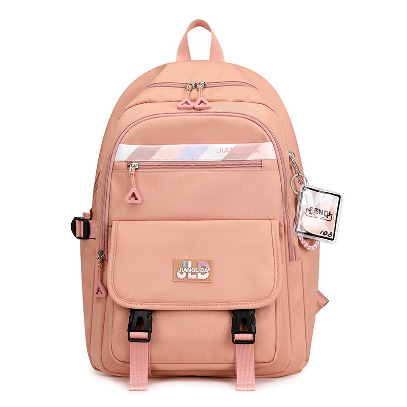 Mode Rugzak Kinderen Schooltassen Voor Meisjes Waterdichte Grote School Rugzak Voor Tieners Schooltas Kids Reistas Mochila: orange pink