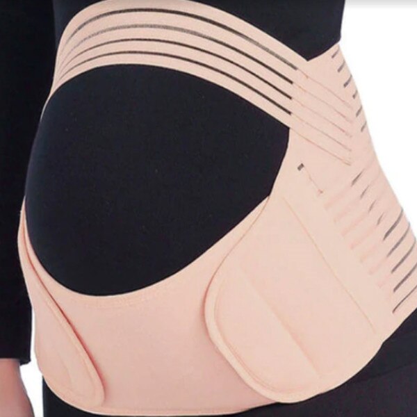 Bandes de ventre de maternité ceinture grossesse pansement prénatal bande de ventre ceinture de soutien arrière reliure abdominale pour les femmes enceintes: M / F
