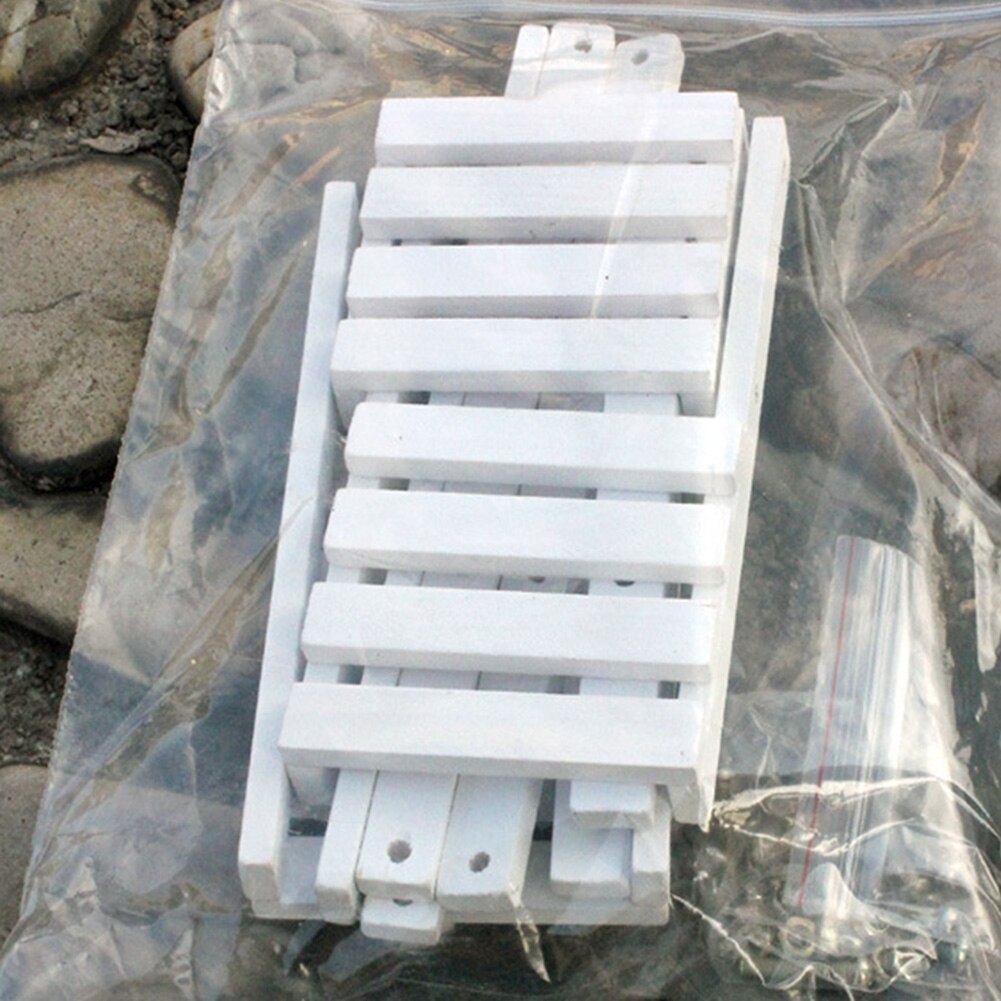 White 3 Tier Wooden Plant Stand Display Wood Tiered Succulent Planter Stand Damp-proof Indoor Outdoor Home Office Decorative