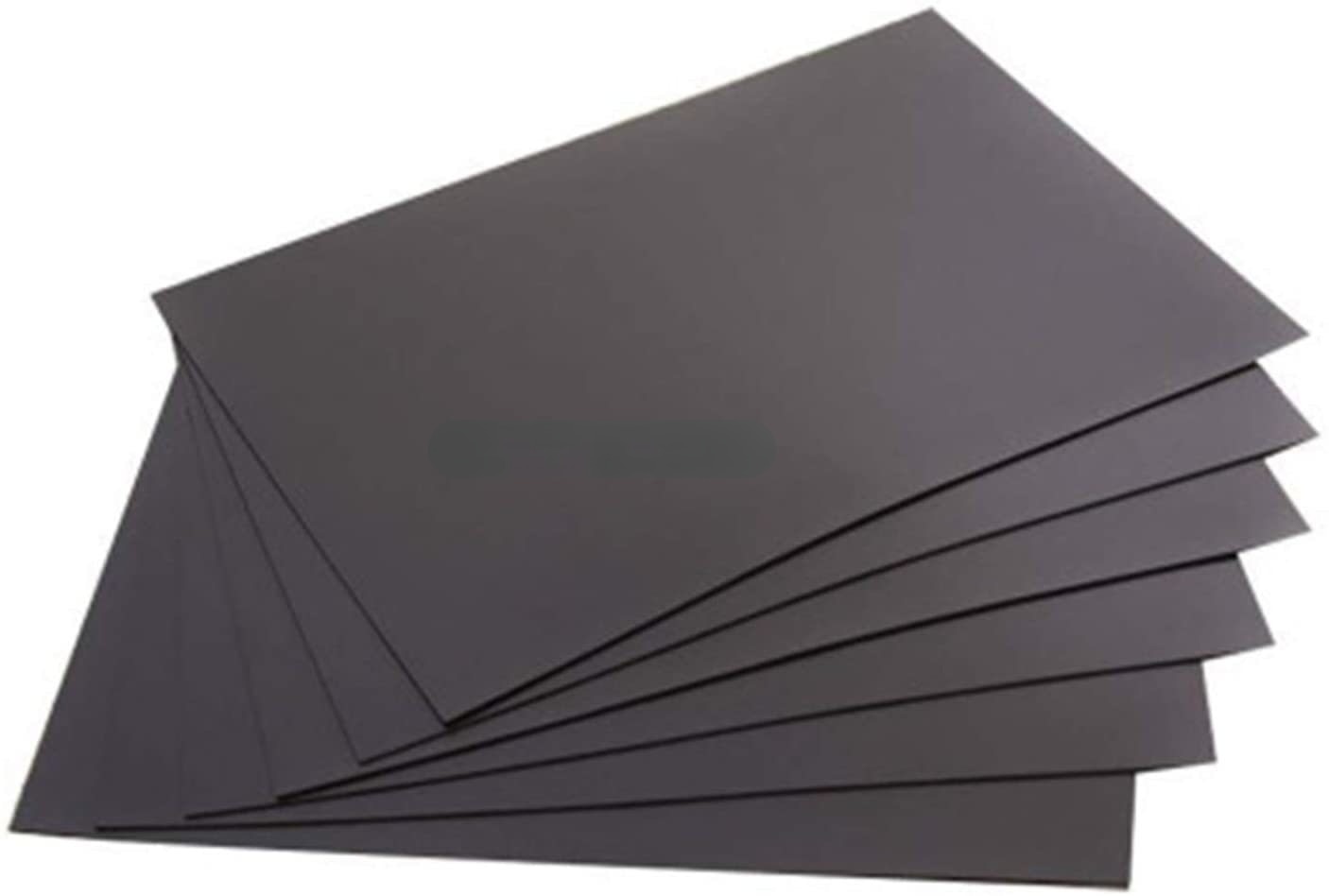 A4 magnetplader sorte magnetmåtter til køleskab foto- og billedskæringsformsmagneter magnetisk på den ene side 0.5mm