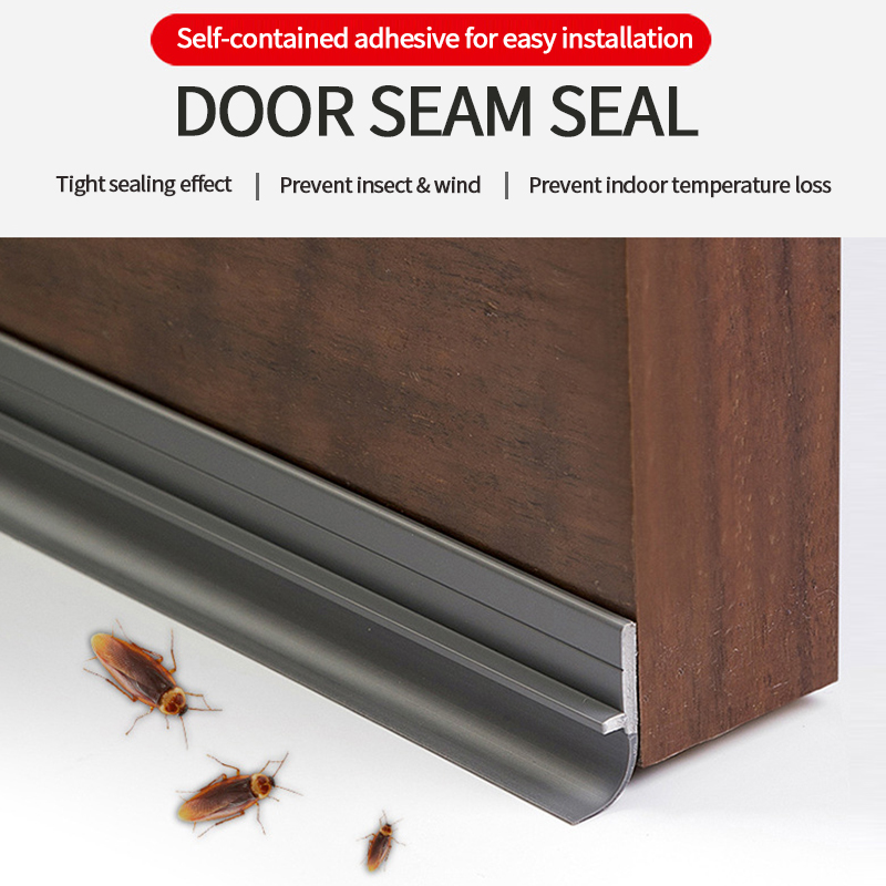 Door Bottom Sealing Strip Windproof and Waterproof Strip Door Under Wind Shield Insulated House Acoustic Foam Sealing Strip