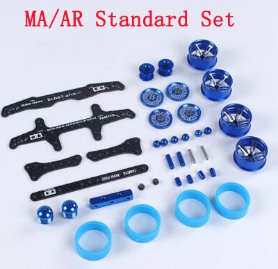 Yang Kai 4WD Modifica FAI DA TE Set FM MA/AR Telaio Pneumatico Ruota di Guida Hub Rubinetto Phoenix Coda per Tamiya mini Modello di Auto: MA AR standard set