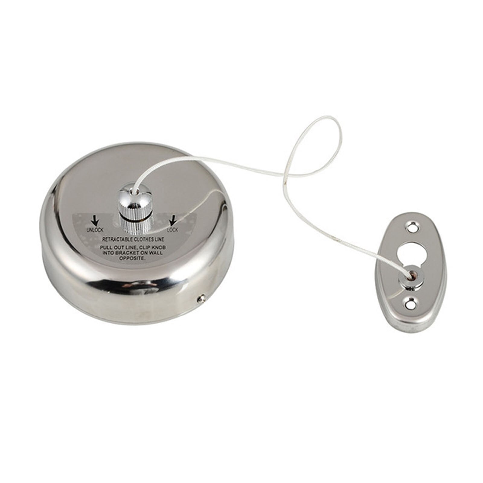 Laundry Hanger Washing Line Portable Stainless Steel Retractable Clothesline Cord Rope Pulley Easy To Storage Retractable Hanger