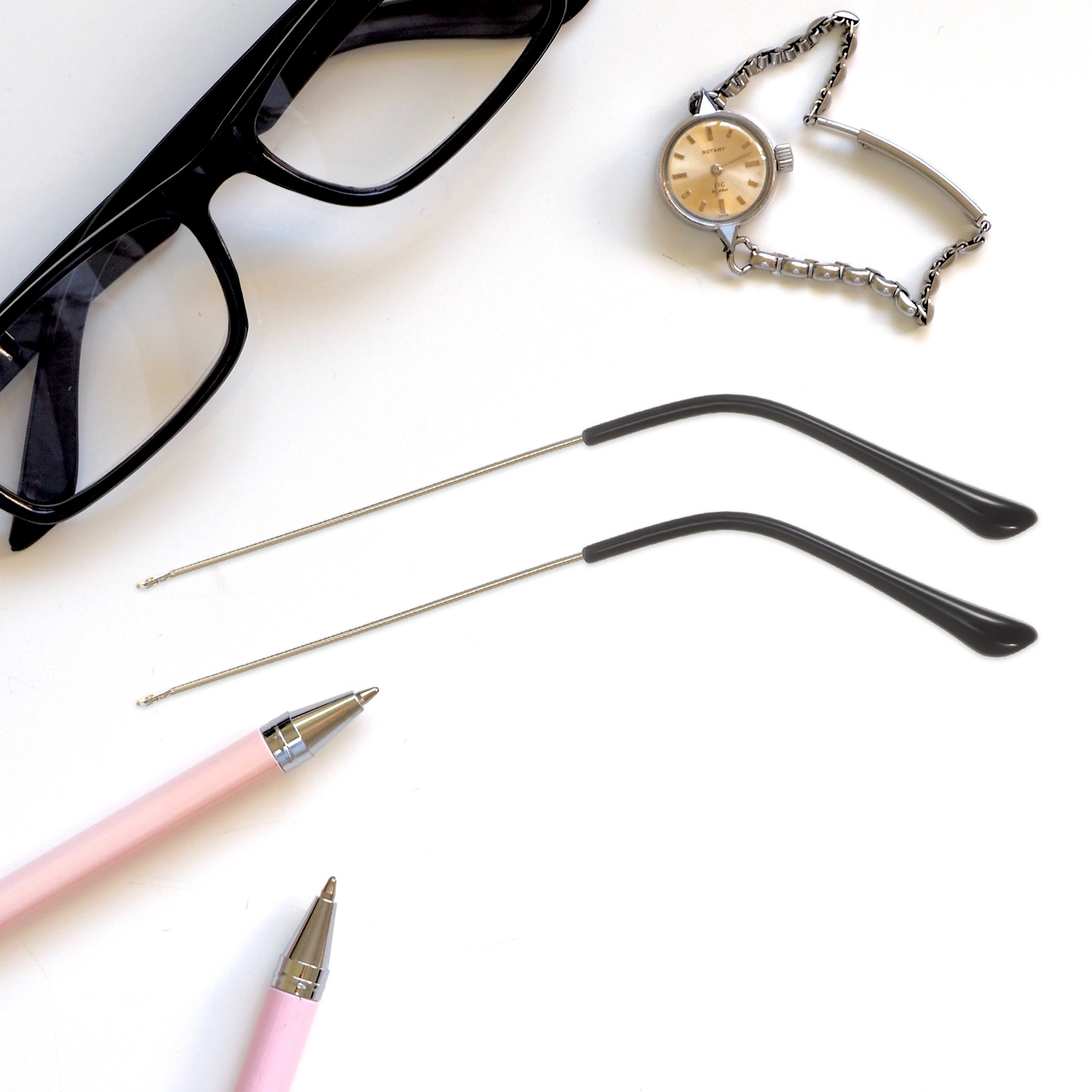 Brillen Accessoires Vervangende Arm Benen Brillen Tempelframe Zonnebril Metallic