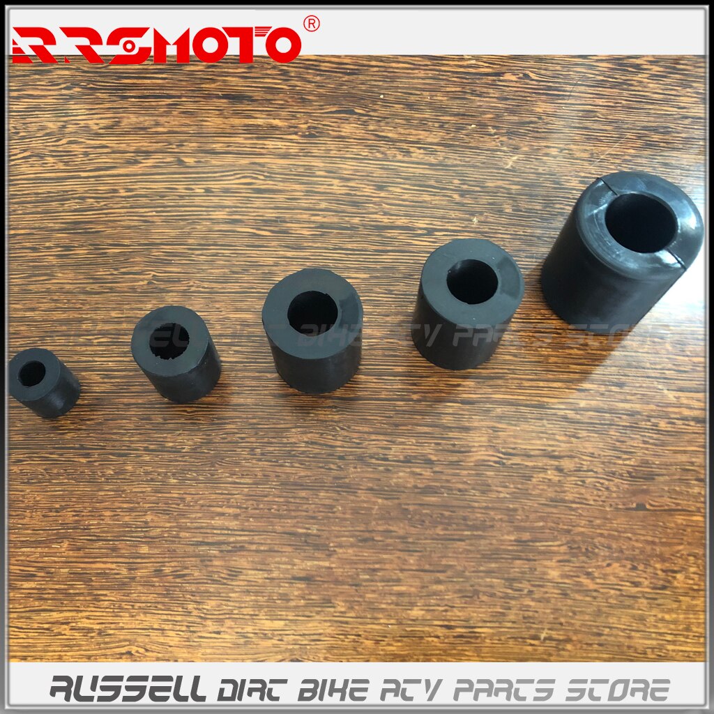 Rubber buffer bush bushing spacer shock absorber rear fork axle engine bracket