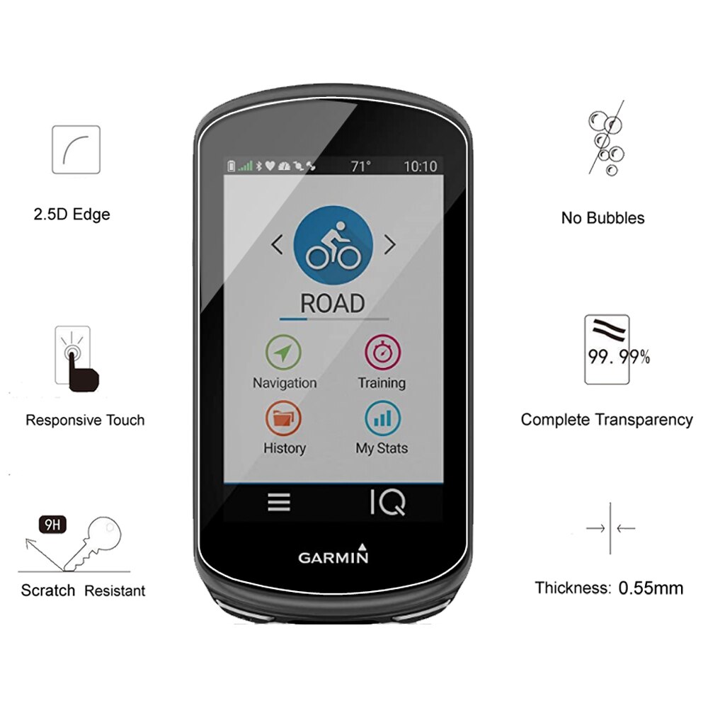 3 Protecteurs D'écran En Verre Hybride BROTECT AirGlass Pour Garmin Edge 1030 Plus - 9H, Anti-rayures, Anti-empreintes