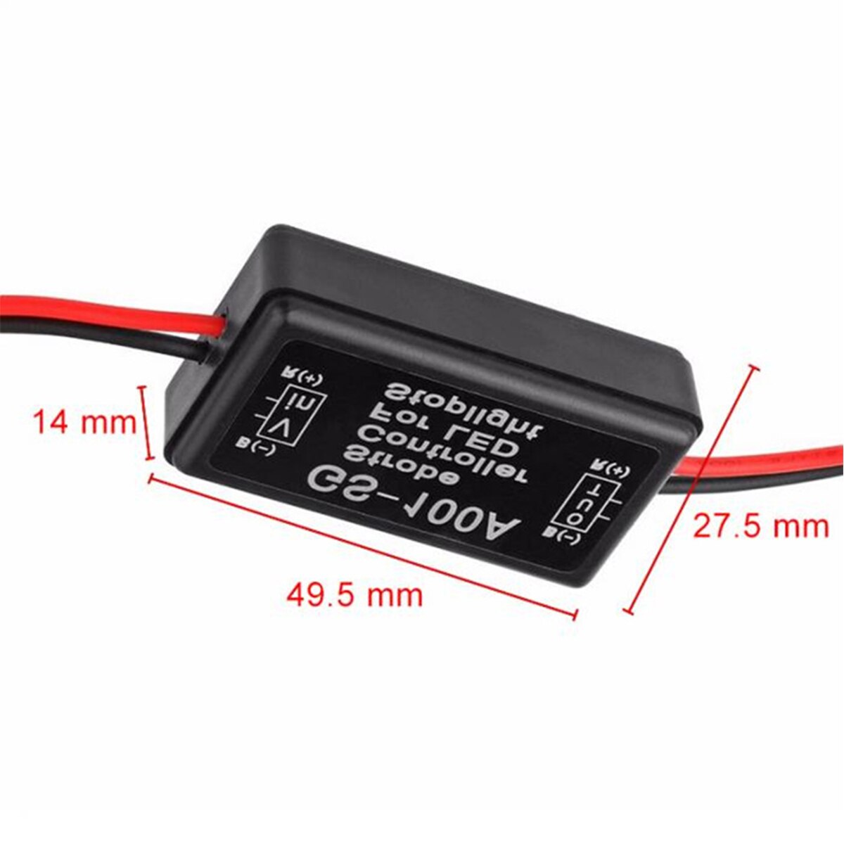 ​2pcs 24W Flash Strobe Controller Flasher Module for LED Brake Light Tail Stop Light （12-30V）