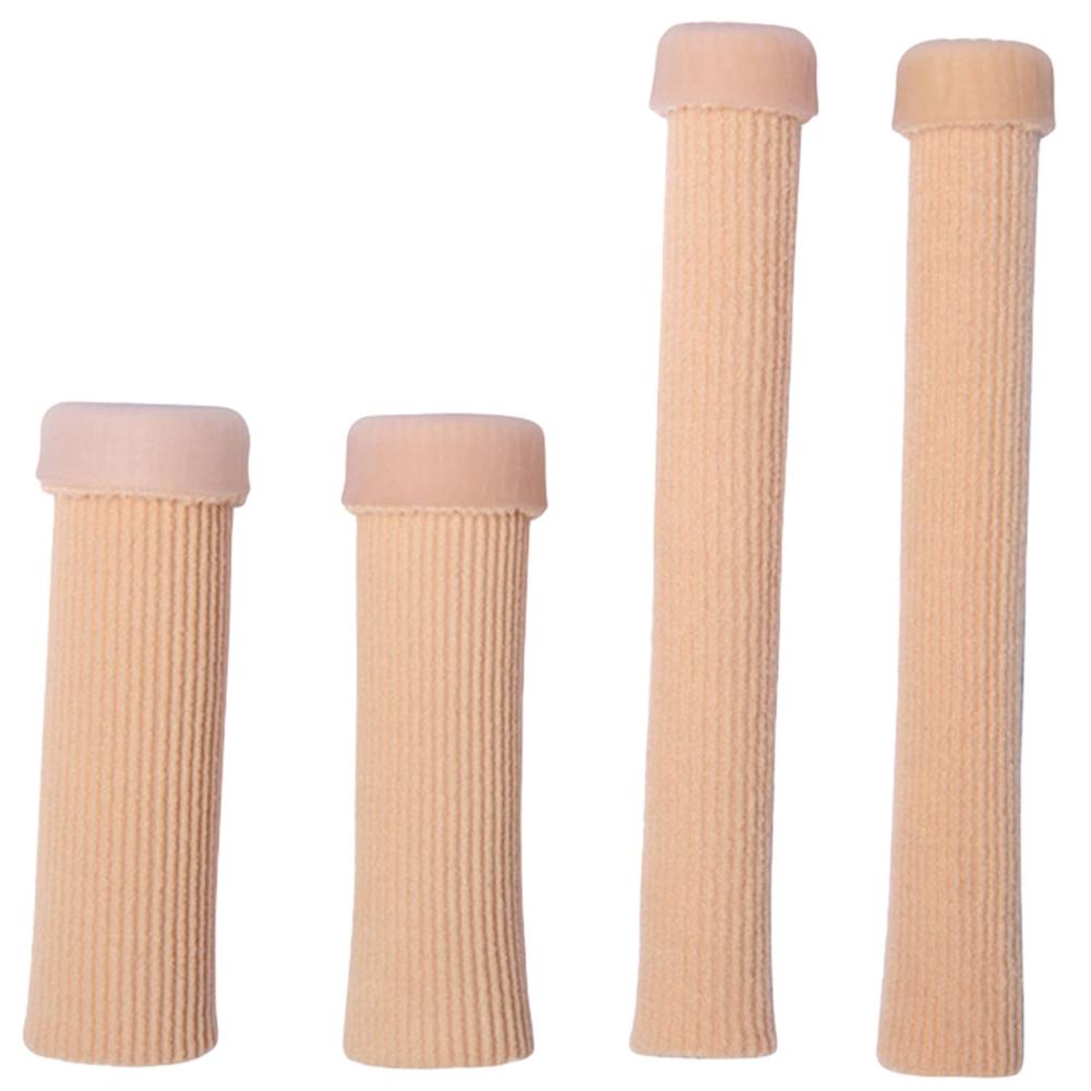 Can be cut toe set rib fabric gel tube sleeve cap for hammer toe finger separation protector foot care finger toe