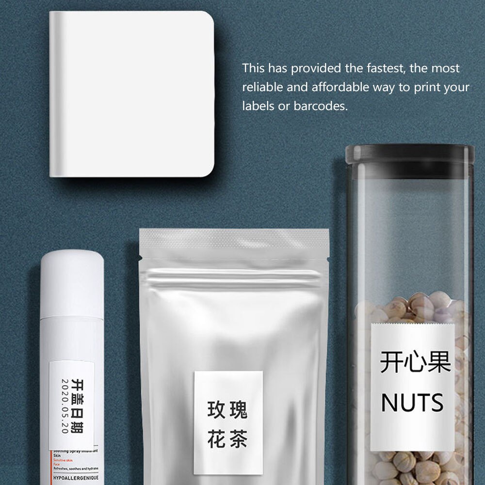 200DPI USB Portable Label Maker Machine Handheld BT Sticker Label Printer Qr Code Sticker Barcode Printers Study Printer WP9509