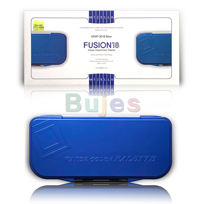 Originele Korea Mijello Aquarel Kleur Palet, Kogelvrij Glas Palet 18 Rooster Coral Kleur, Lege Plastic Box, kunstenaar