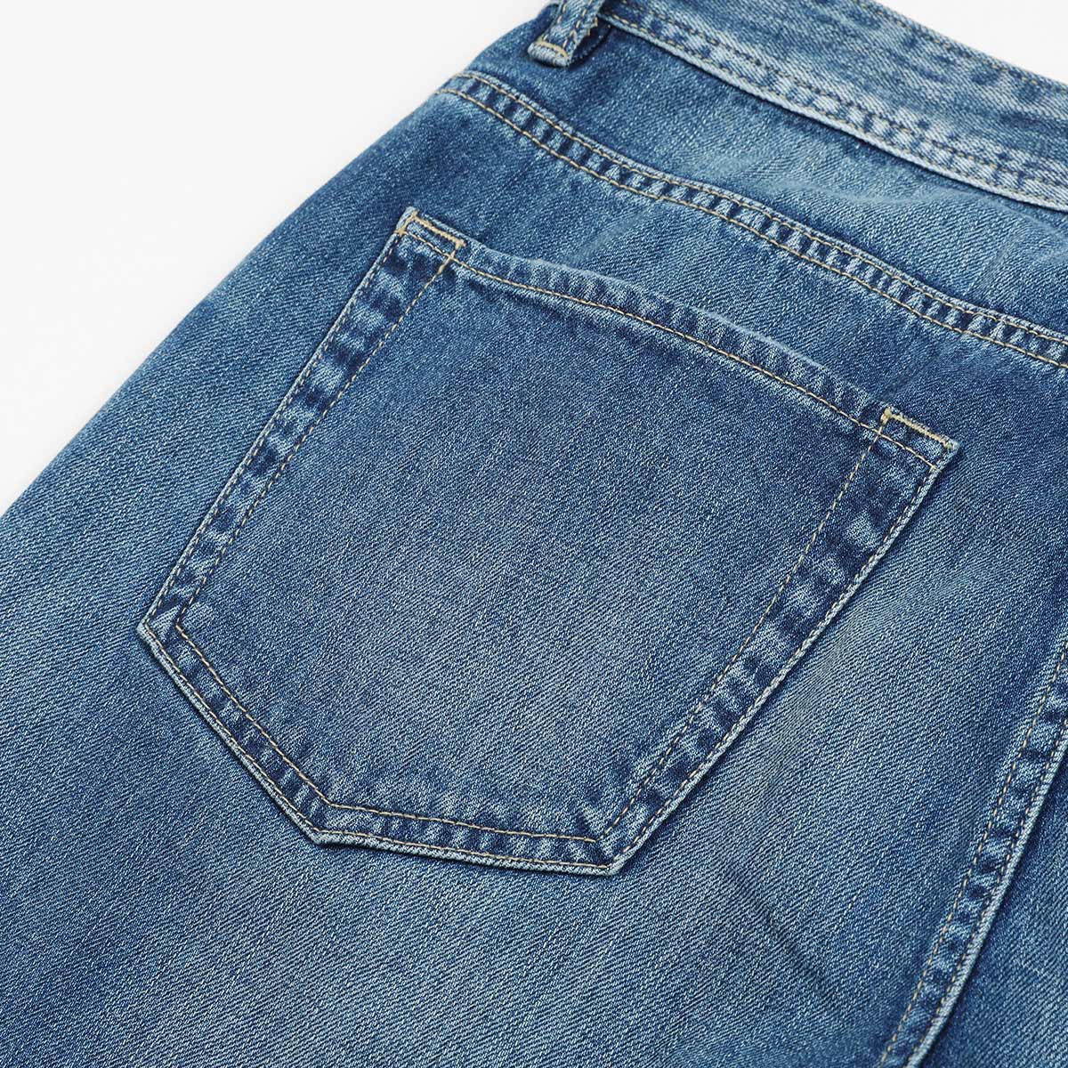 SIMWOOD primavera Jeans nuevos hombres cómodos Selvage Denim Pantalones de talla grande Casual tobillo longitud pantalones SK120191