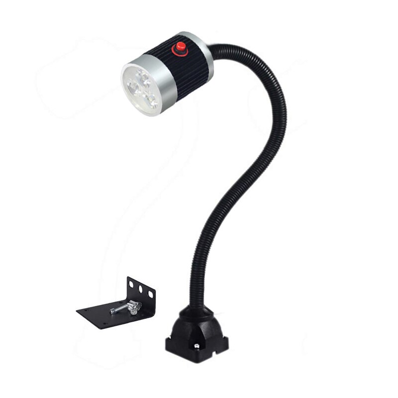 220V 9W Led Machine Work Lamp 50Cm Gooseneck Industrial Cnc Machine Lathe Tool Light Milling Machine Work Light Eu Plug