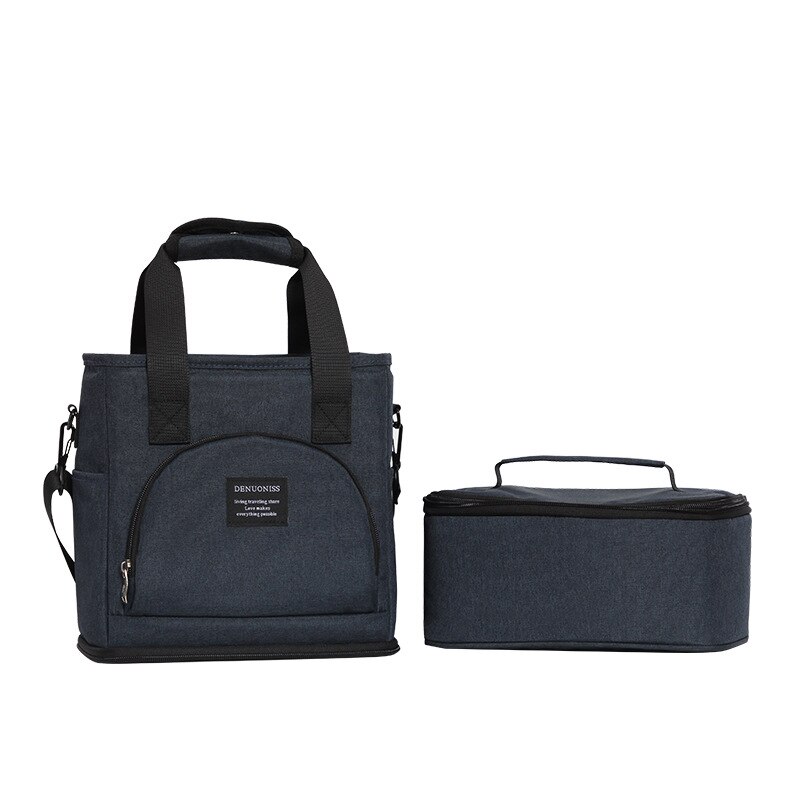 13L Afneembare Twee Lagen Koeltas Lekvrije Thermische Koele Schoudertas Ice Pack Picknick Lunchbox Inuslation Handtas Cool tas