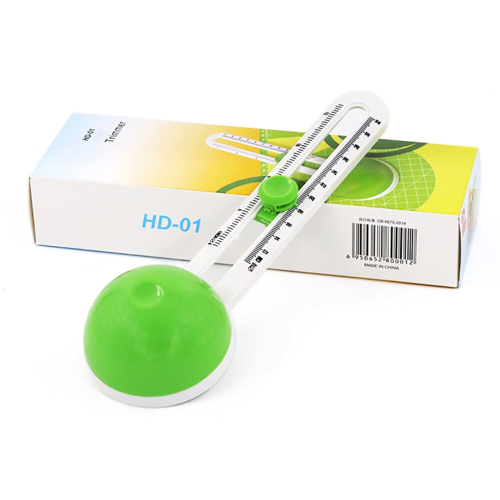 Mini Circle Cutter 360 Degree Rotating Round Cutting Knives Model Patchwork Compass Circular Paper Scrapbooking Cards Cutter