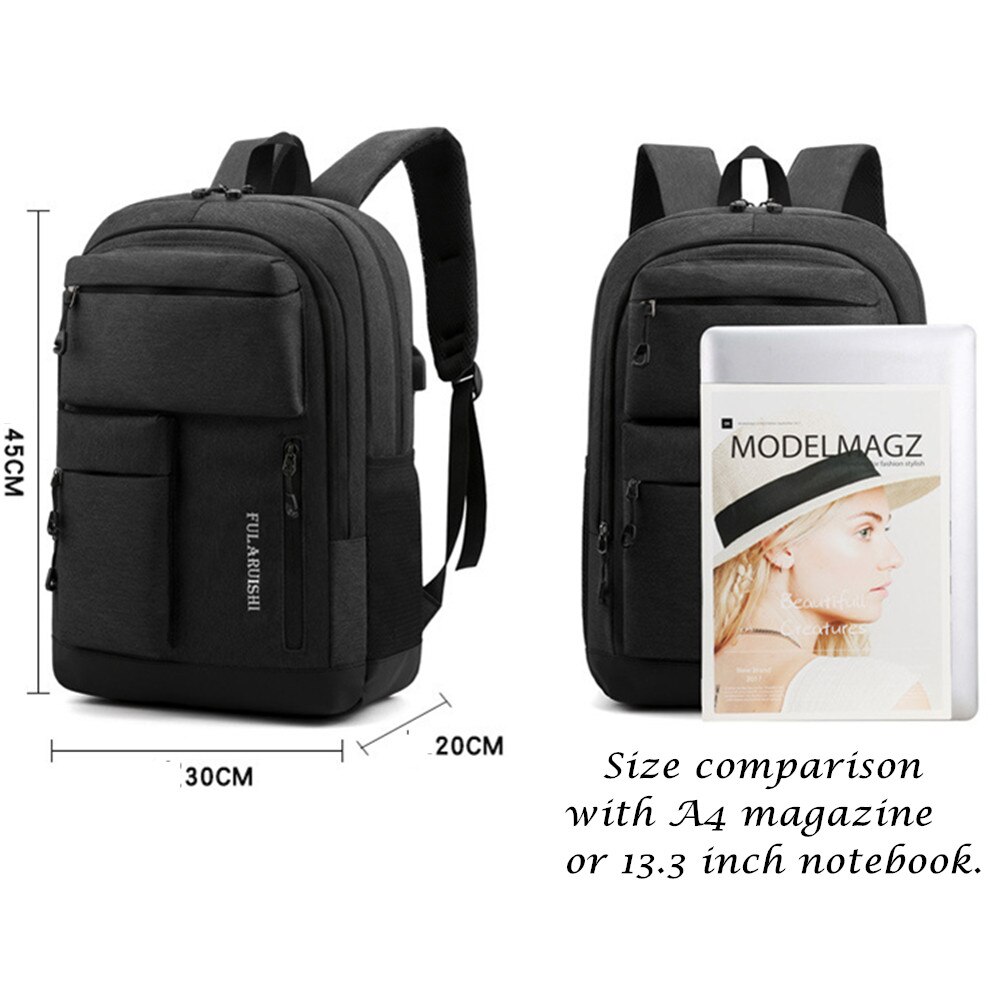 Campus schoolbag leisure computer bag high school student retro men and women backpack