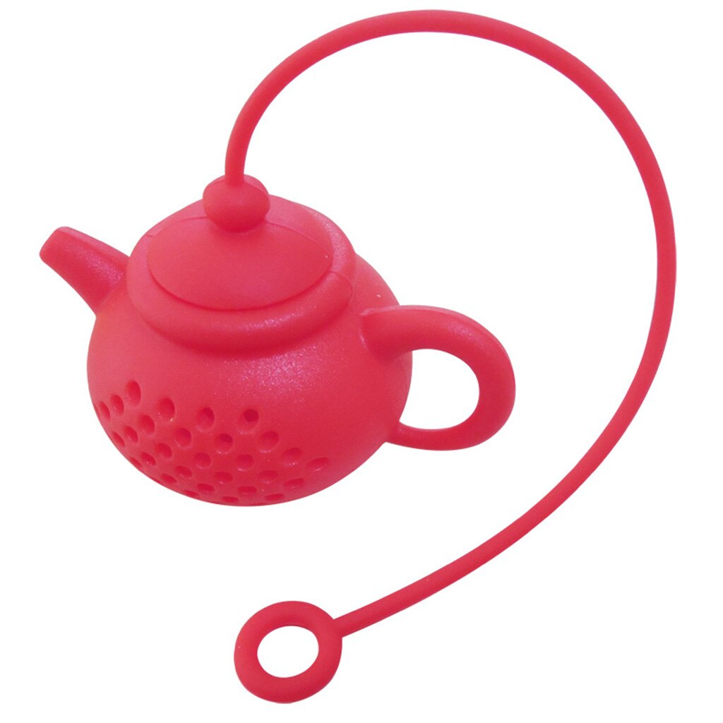 Details About Tea Infuser Strainer Silicone Tea Bag Leaf Filter Diffuser: Red 