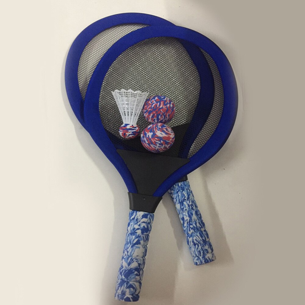 1 paar freundlicher Tennis Badminton Schläger freundlicher Palying Badminton Runde Schläger Spiel Requisiten für Kindergarten Grundschule Outdoo