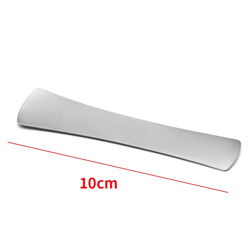 Placa para párpados, protección ocular, presión de la placa ocular, lavado de ojos, delineador de ojos, incrustación, doble tapa, cosmético y resistente: Plata