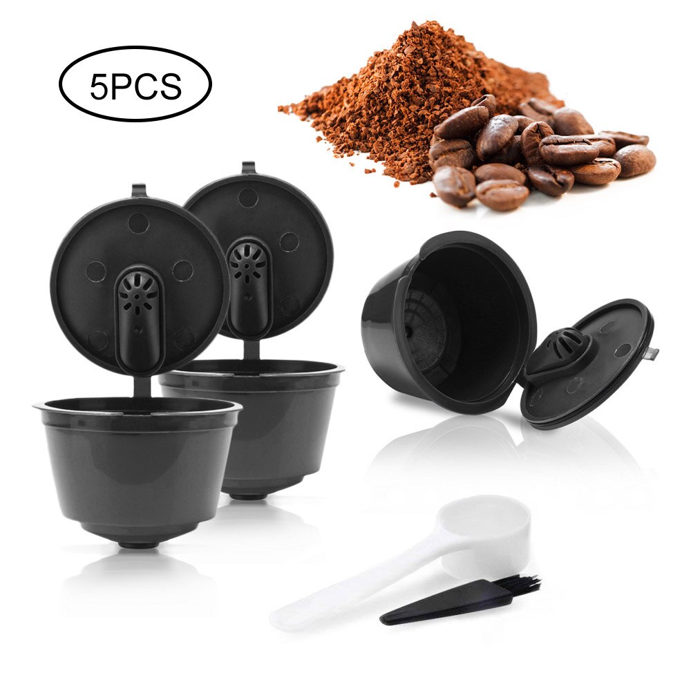 3rd Generatie Dolce Gusto Koffie Capsules Filter Cup Hervulbare Herbruikbare Koffie Druppelaar Thee Manden Dolci Gusto Capsule: Black