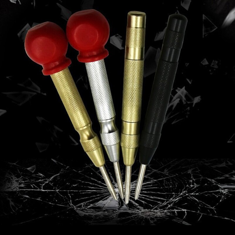 Automatische Center Punch Spring Loaded Markering Starten Gaten Tool Hout Marker