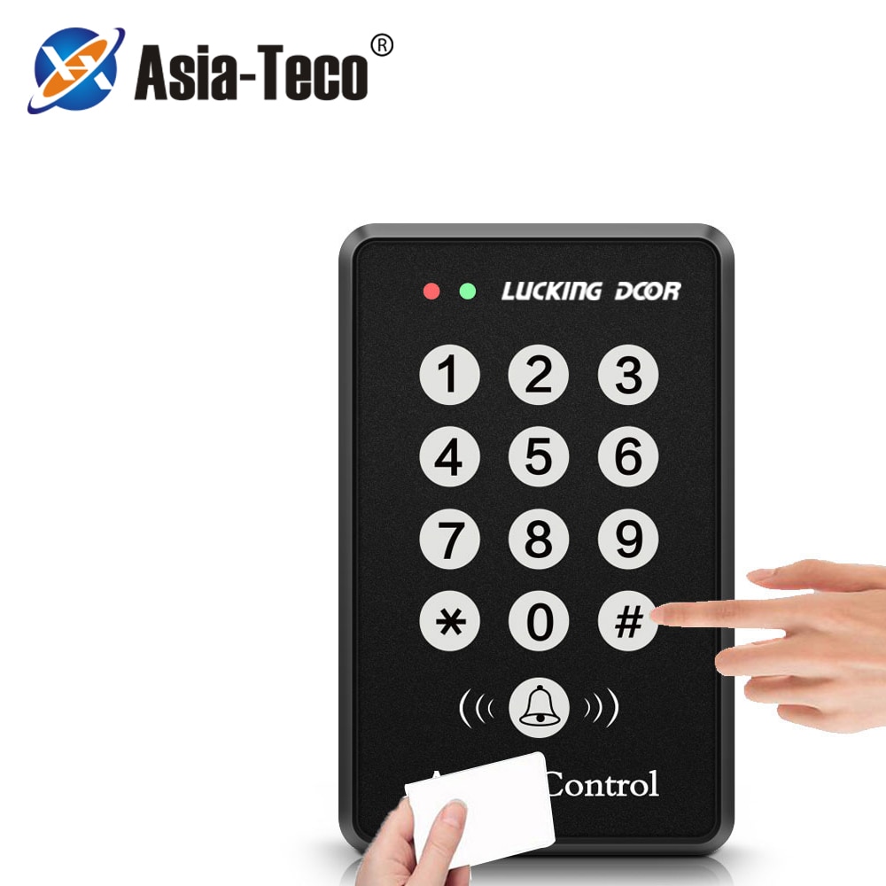 125Khz RFID Access Control System Device Machine Security RFID Proximity Entry Door Lock Access Control Keyboard