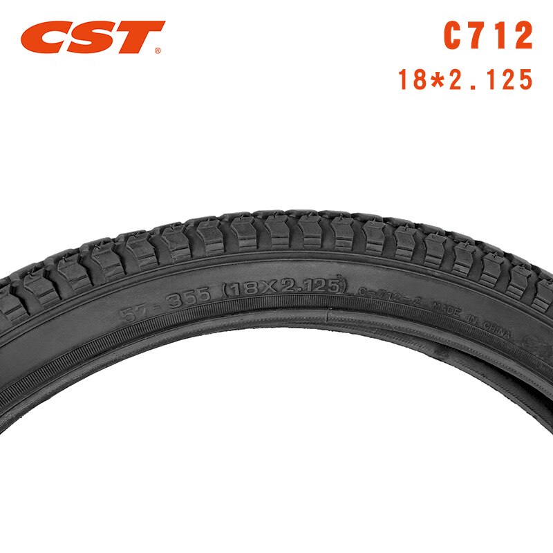 CST 18 inch wear resistant steel tire 18 * 2.125 folding bike parts C-712 small diameter bike inner outer tire