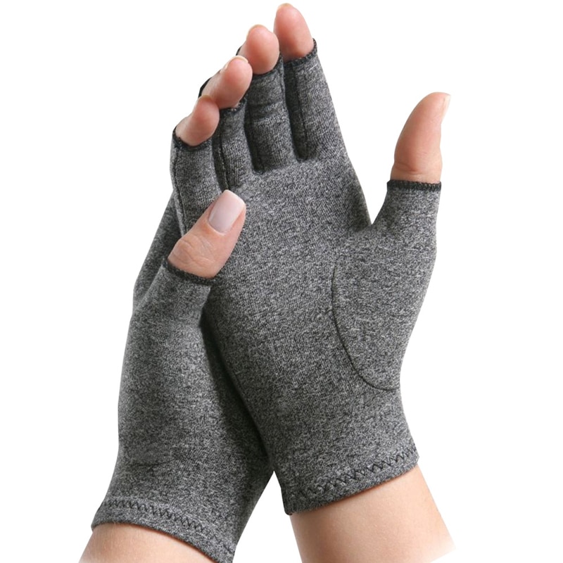 1 Paar Compressie Artritis Handschoenen Half Vinger Artritis Gewrichtspijn Opluchting Hand Handschoenen Therapie Open Vingers Compressie Handschoenen