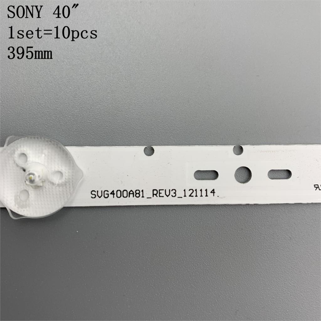 395mm LED Backlight Lamp strip 5leds for So ny 40 inch TV KLV-40R470A SVG400A81 REV3 121114 S400H1LCD-1