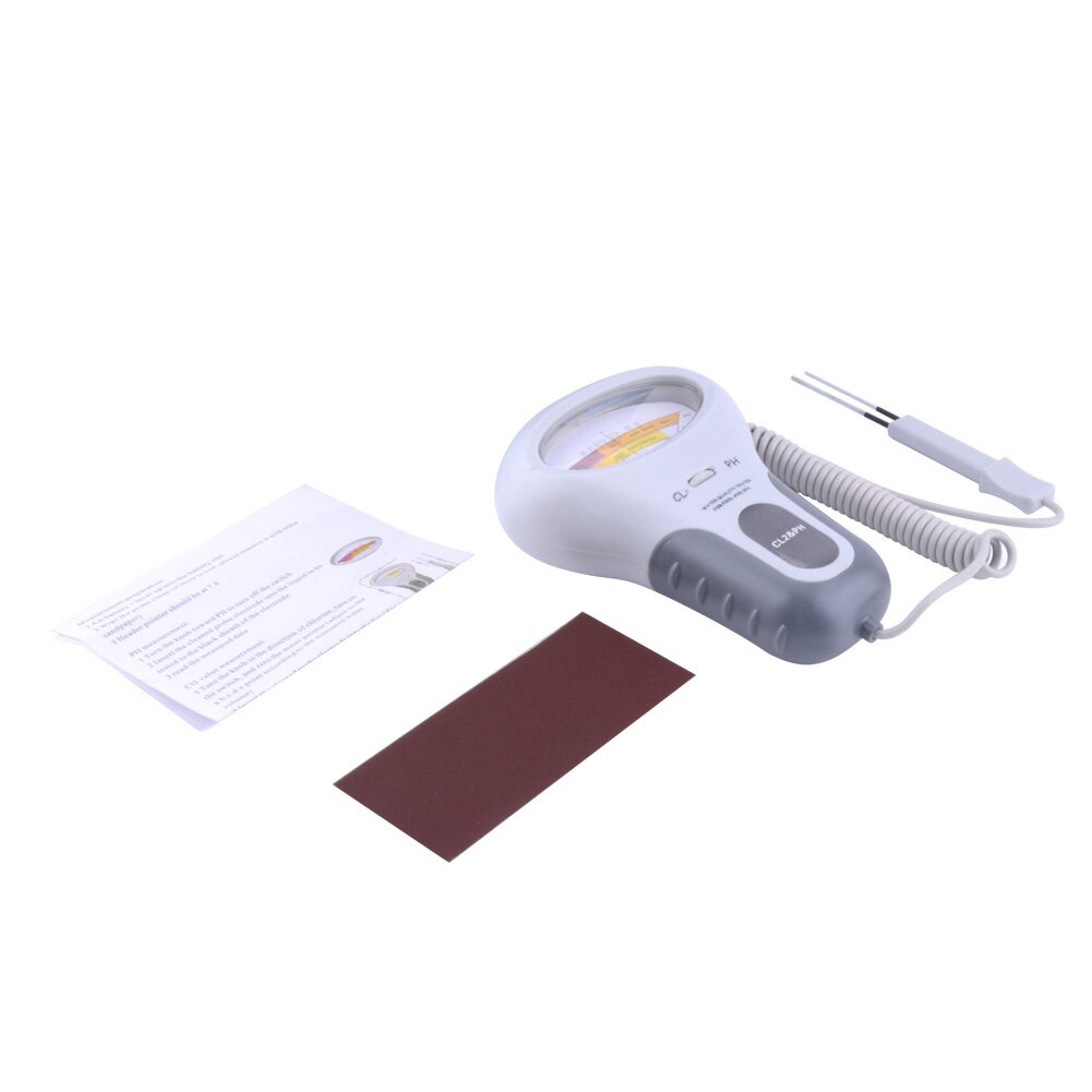 2 in 1 klor tester vand ph & klor niveau  cl2 tester bærbar ph tester swimmingpool spa analytisk udstyr