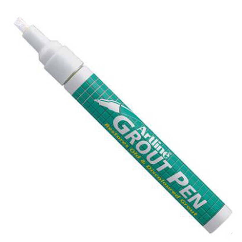 Stylo de réparation de fente de carrelage blanc 2-4mm de largeur de ligne, recharge de carreaux Artline, stylo de coulis à séchage rapide, stylo de réparation de joint de carrelage étanche, résistant à la moisissure