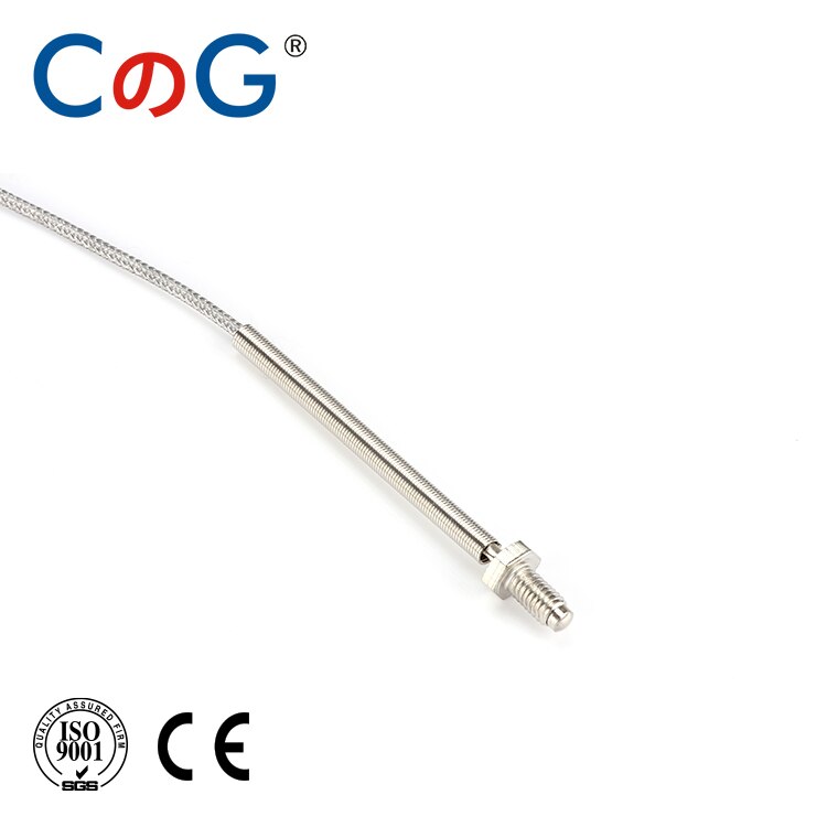 CG WRNT-02 M8 Schroef K Type E J 1Meter 2 M 3M 5M Draad Kabel Connector Thermokoppel temperatuur Sensor voor Temperatuurregelaar