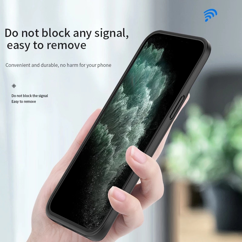 Batterijladerhoes voor iPhone 13 Pro Max hoesje batterijpakket Siliconen oplaadpowerbank voor iPhone 13 Mini hoesje met batterij