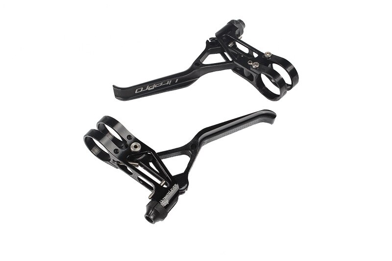 Bremshebel LP litepro ultraleicht CNC 64g faltrad rennrad kleine Rad V bremshebel bremse hebel: Schwarz