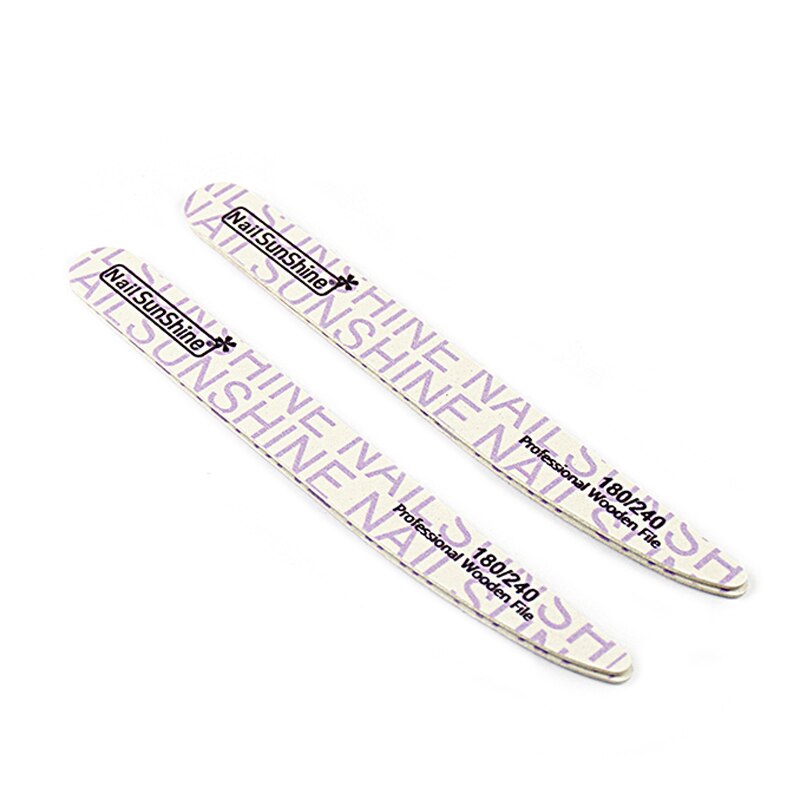 8 Stks/partij Professionele Nagelvijlen 100/120/150/180/240 Nagels Bestand Dubbele Kanten Schuren Buffing Block Tips Nail Gereedschap: 180-240