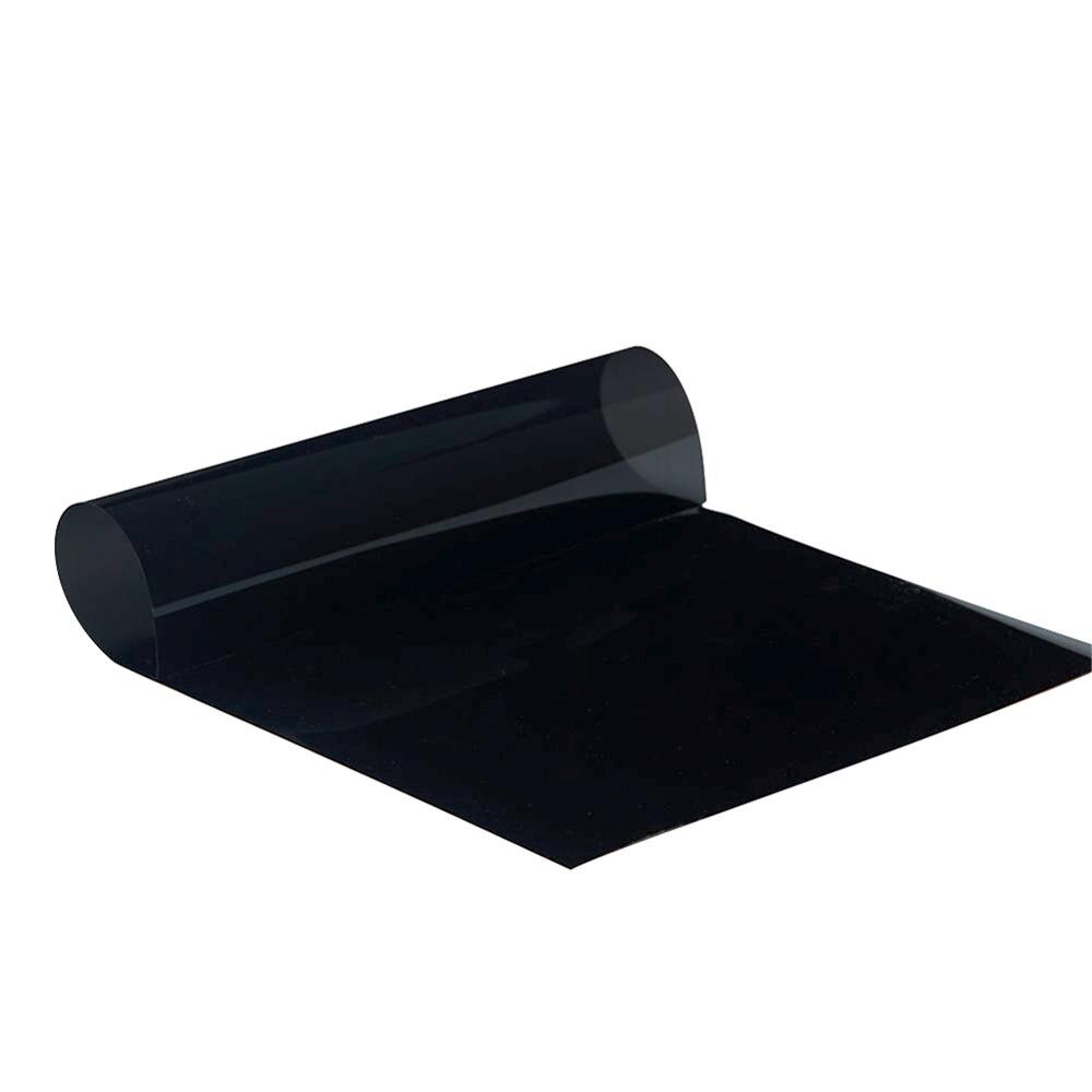 Solfilm för bilruta 20cm x150cm tonad i svart klar solfilm solskydd mot uv-solskydd biltillbehör solskydd