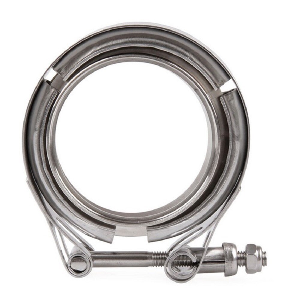 universell 3 "tommers rustfritt stål klemmer v-bånd turbo nedrør eksos klemme vband 76mm biltilbehør klemmer erstatning