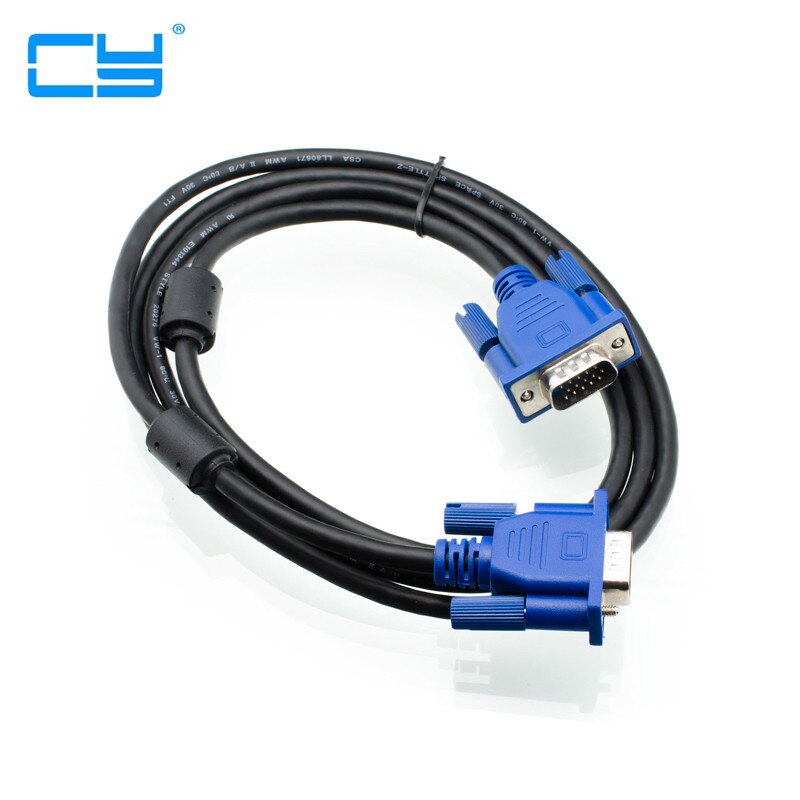 5 Ft Svga Vga Monitor Kabel M/M Male Naar Male Extension Cable Adapter 5ft 1.5 M 150 Cm