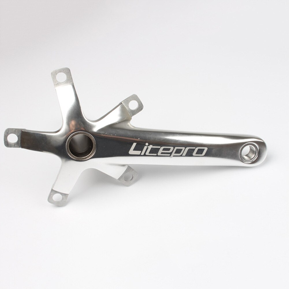 Lp Aluminium Vouwfiets Hollow Een Crank Arm Set 170Mm Bcd 130Mm Met Trapas Kit Voor Mtb bmx Road Fiets Onderdelen