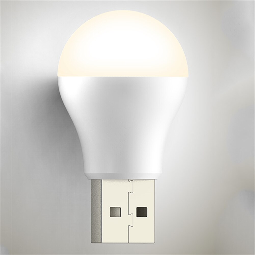 Usb Plug Lamp Computer Mobiele Power Opladen Usb Kleine Boek Lampen Led Oogbescherming Leeslamp Kleine Ronde Licht Nacht licht: yellow light