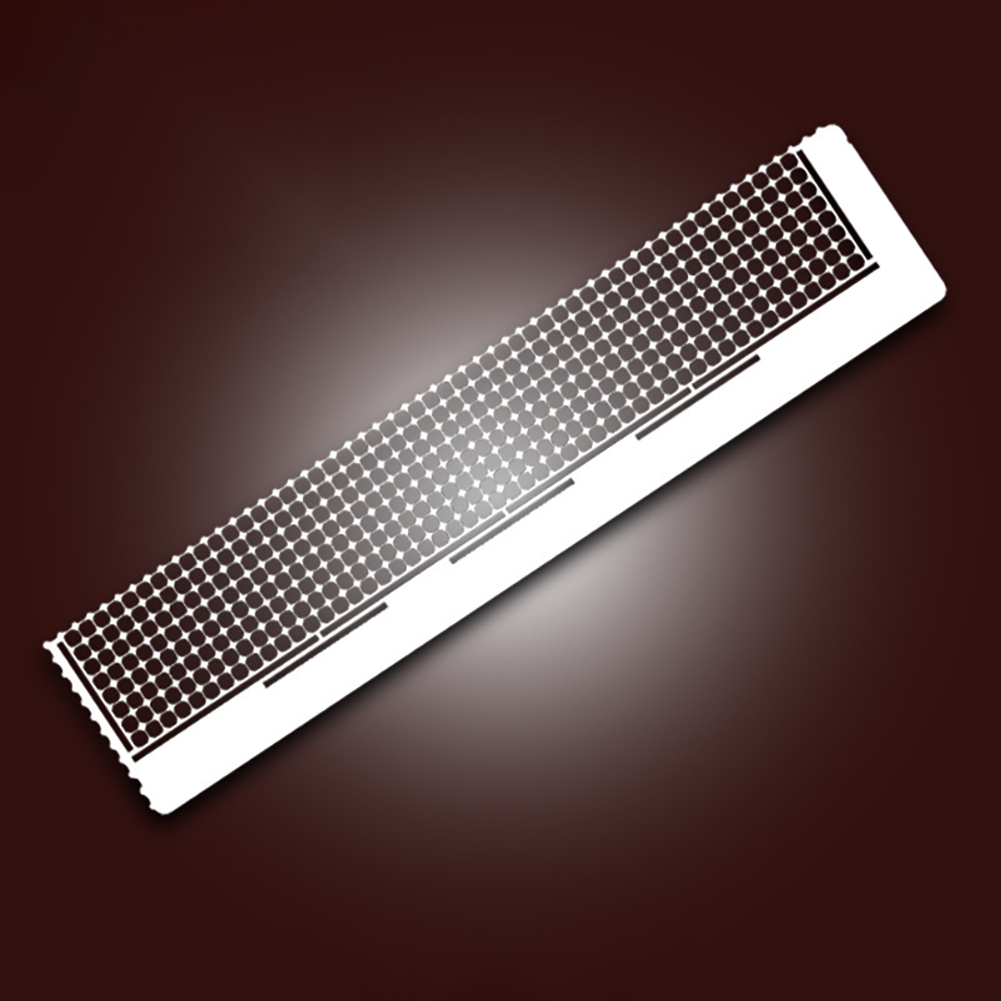 Square Painting Tool Ruler Stainless Steel DIY Drawing Ruler Blank Grids For Full Partial Drill 5D Diamond Painting Accessories: 520 round