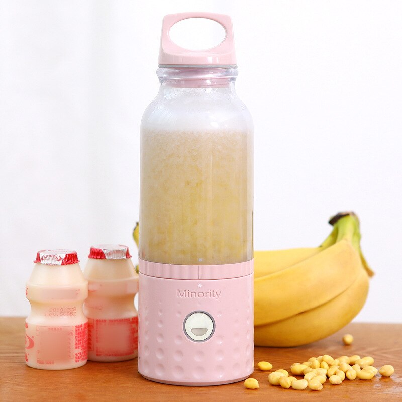 500ML 4000mAh Portable Smoothie Blender Mini USB Mixer Electric Juicer Charging Vitamer Fruit Juicer