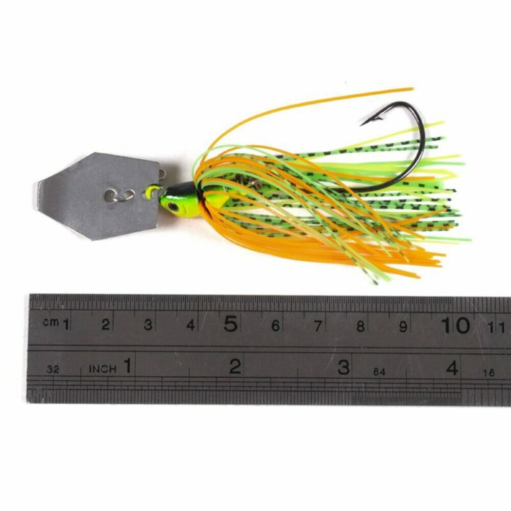 6pcs 11g Chatterbait Blade Bait With Rubber Skirt Buzzbait Fishing Lures Tackle For Freshwater And Saltwater Pecsa