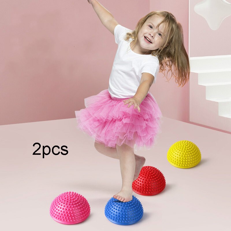 Demi-sphère d&#39;équilibre, pour yoga et massage, gonflable, en PVC,accessoires de fitness et pilates, équipement de sport, ,