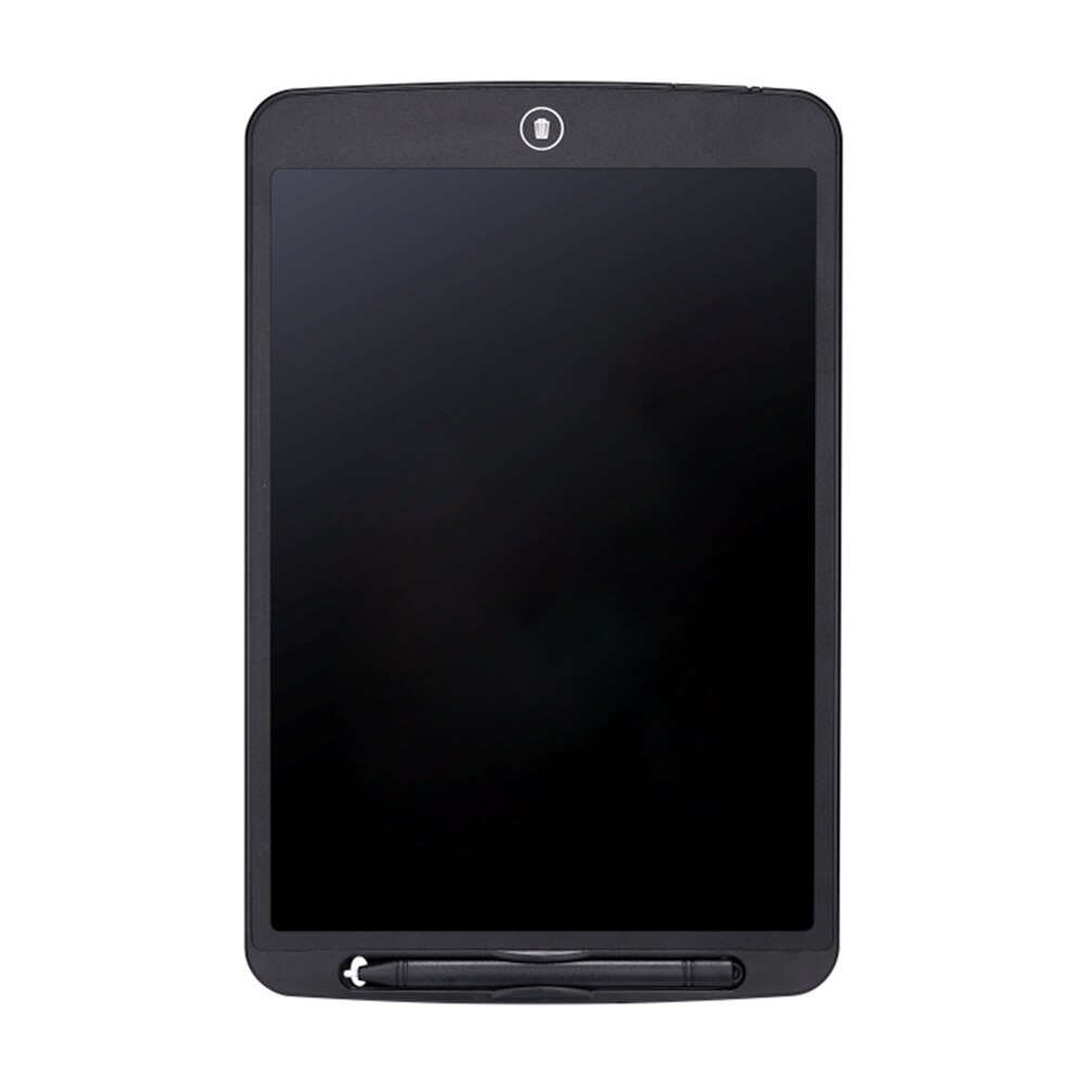 Tablet eletrônico de 12 polegadas, tablet eletrônico lcd com antiqueda para escrita e desenho, placa de notas para criança: Black Fine Pen