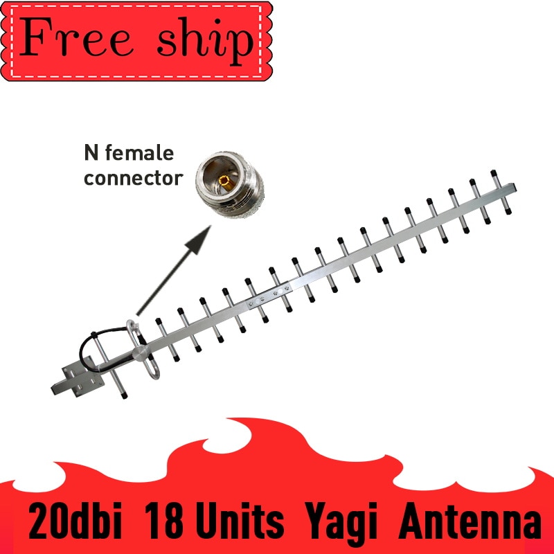 2g 3g 4g antenna 20dBi guadagno antenna Yagi 700-2700mhz antenna esterna 3G 4g Lte antenna Yagi esterna con N femmina