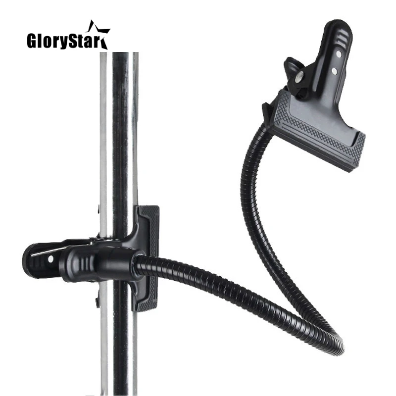 GloryStar Background Holder C Clamp Clip Camera Photo Studio Accessories Light Stand Flex Arm Reflector Photo Camara Fotografica