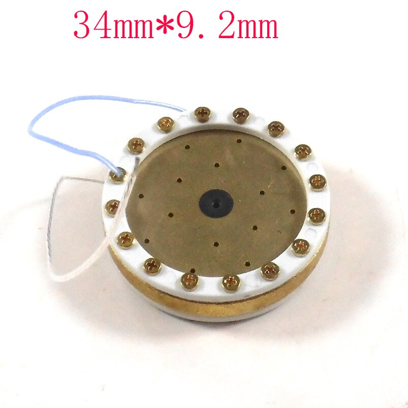 Microphone 34mm Large Mylar Capsule Diaphragm Condenser Double-sided M7 K47 K49 K87 Mount for Neumann DIY Replacement: coffee